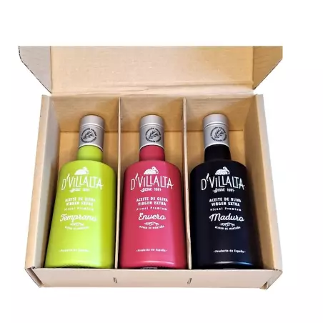 Hiszpańska oryginalna oliwa z oliwek EVOO D'VILLALTA zestaw
