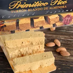 Hiszpański tradycyjny Turron blando z mielonymi migdałami 200g