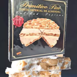 Turron okrągły z całymi migdałami 200g