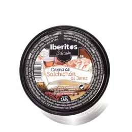 Salchich&oacute;n kiełbasa z winem z Jerez pasztet IBERICO puszka 140g