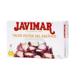 Owoce morza z Hiszpanii Tacos kawałki kałąmarnicy pacyficznej w sosie