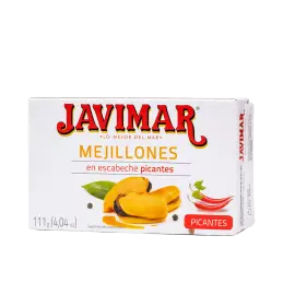 Hiszpańskie małże marynowane w zalewie pikantnej escabeche