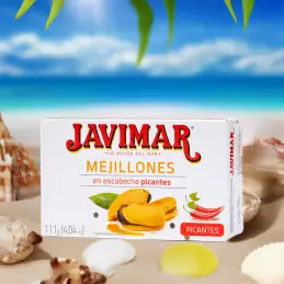 Hiszpańskie małże marynowane w zalewie pikantnej escabeche