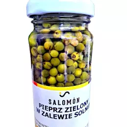 Pieprz zielony ziarnisty w zalewie solnej oryginalny z Hiszpanii