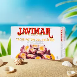 Hiszpańskie owoce morza kawałki kałamarnicy pacyficznej w sosie marine