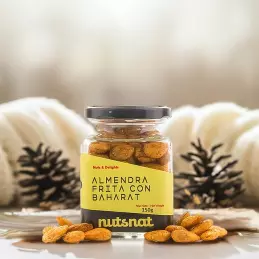 Hiszpańskie oryginalne migdały Marcona z Baharat  słoik 150g