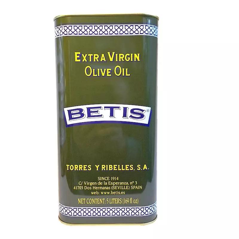 Hiszpańska oryginalna oliwa z oliwek ekstra Virgin 5l puszka BETIS
