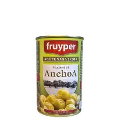 Hiszpańskie oliwki zielone z anchois w puszce Fruyper