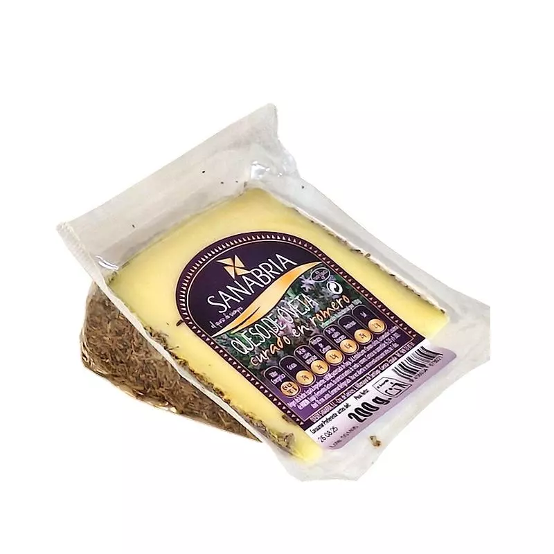 Hiszpański ser owczy z rozmarynem 200g SANABRIA