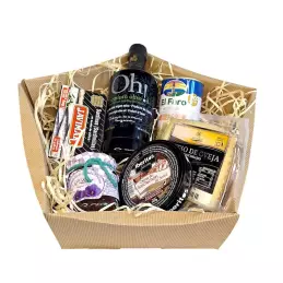 Kosz prezentowy z hiszpańskimi produktami