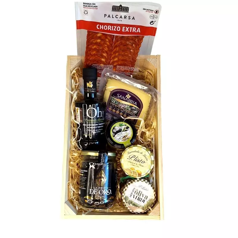Świąteczny zestaw prezentowy z hiszpańskim jedzeniem
