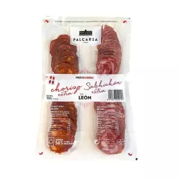 CHORIZO DE LEON + SALCHICHON DCHORIZO DE LEON (4x30g)