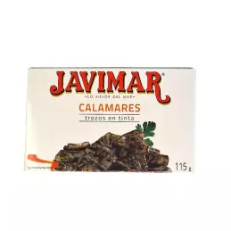 Hiszpańskie konserwy rybne kalmary w sosie własnym puszka 115g