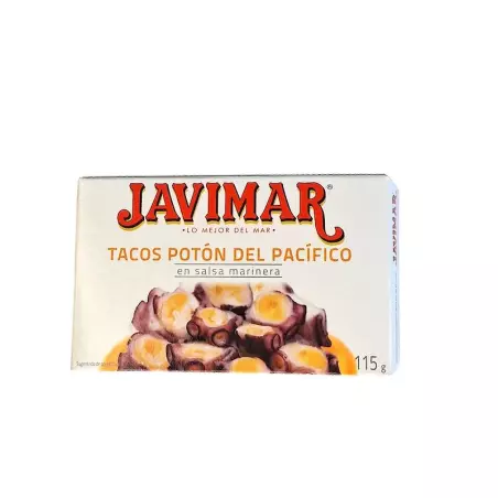 Hiszpańskie owoce morza kawałki kałamarnicy pacyficznej w sosie marine