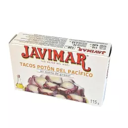 Owoce morza z Hiszpanii Tacos kawałki kałąmarnicy pacyficznej w sosie