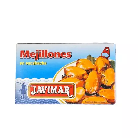 Małże w sosie escabeche marynowane