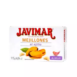 Małże omułki z czosnkiem