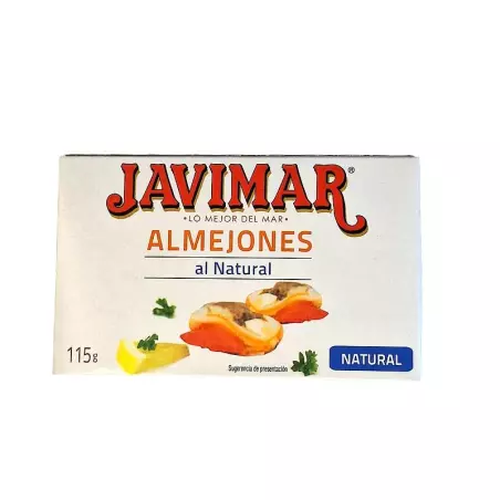 Hiszpańskie owoce morza małże naturalne puszka 115g