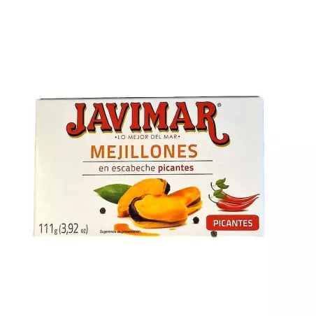 Hiszpańskie małże marynowane w zalewie pikantnej escabeche