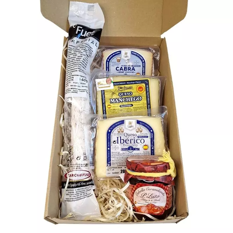 Zestaw upominkowy z hiszpańskimi serami