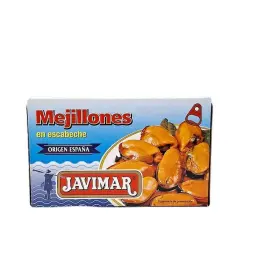 Hiszpańskie małże z Galicji w sosie escabeche w puszce