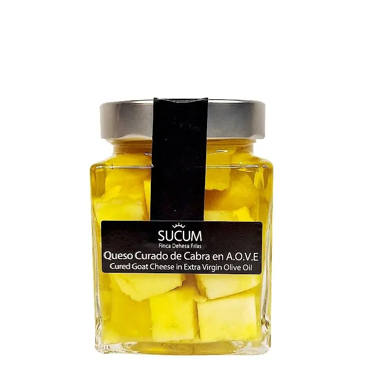 Oryginalny ser kozi twardy w oliwie z oliwek extra virgin