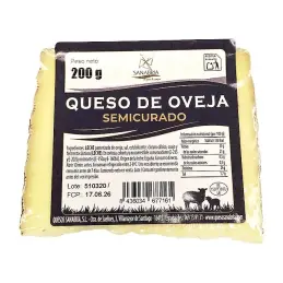 Ser owczy p&oacute;łtwardy z Hiszpanii 200g klinek