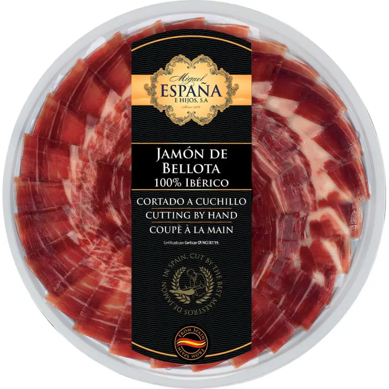 Jamon IBERICO talerz cięty ręcznie