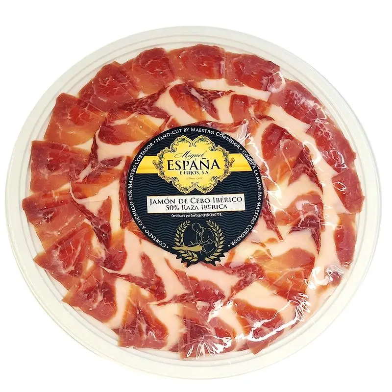 Szynka Jamon Iberico ręcznie krojona