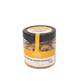 Hiszpańskie oryginalne migdały Marcona z Baharat  słoik 150g