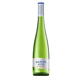 Wino białe wytrawne Marina Alta bezalkoholowe 0,0%