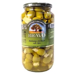 Oliwki BRAVO nadziewane czosnkiem słoik 500g