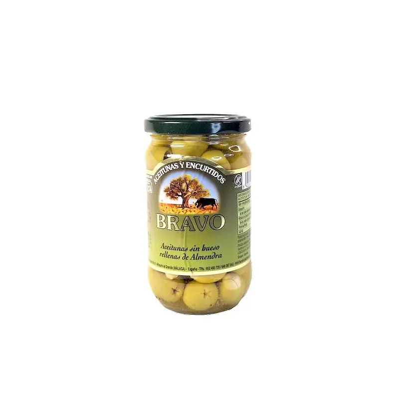 BRAVO oliwki z migdałami - słoik 170 g