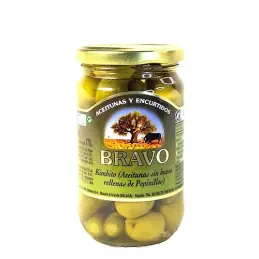 BRAVO Kimbito (oliwki faszerowane og&oacute;rkami kiszonymi) -  słoik 170g