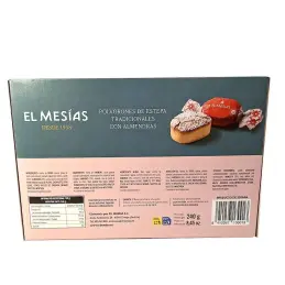 Hiszpańskie tradycyjne ciastka hiszpańskie polvorones  240g