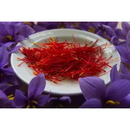 Prawdziwy oryginalny szafran hiszpański nitki 1g