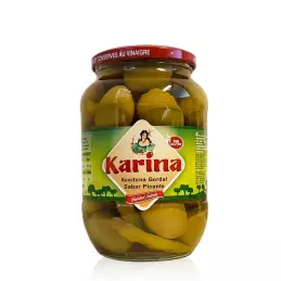 Hiszpańskie duże oliwki kr&oacute;lewskie gordal z pestką w pikantnej zalewie