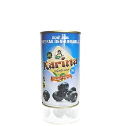 Hiszpańskie czarne oliwki bez pestek Karina w puszce 370ml