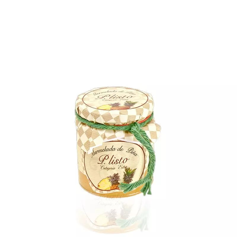 Hiszpański dżem z ananas&oacute;w ręcznie robiony słoik 210g