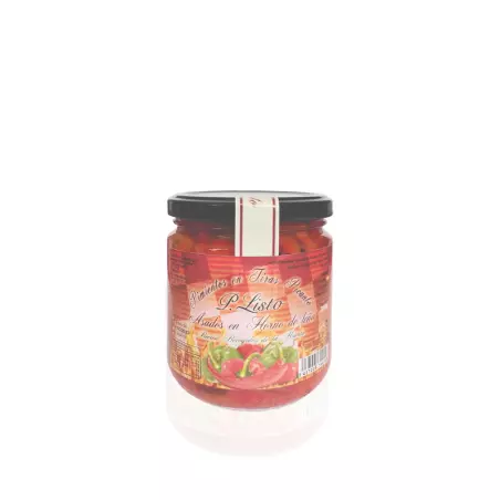 Hiszpańska oryginalna grillowana papryka cięta na ostro słoik 330g