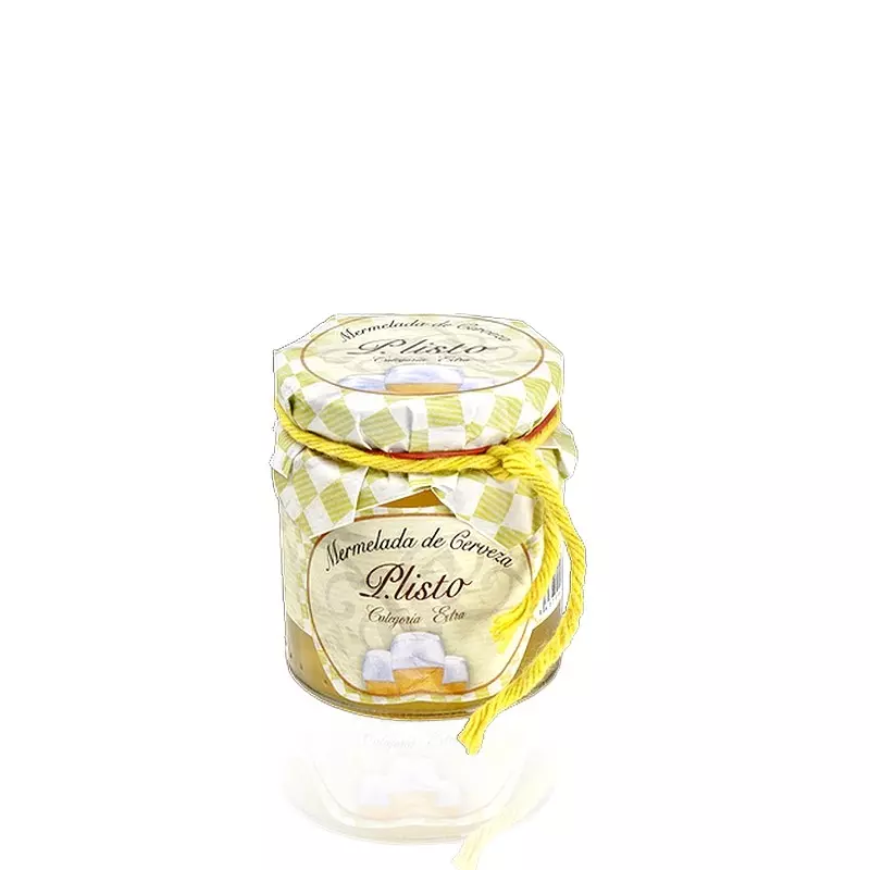 Hiszpański dżem o smaku jasnego piwa ręcznie robiony słoik 210g