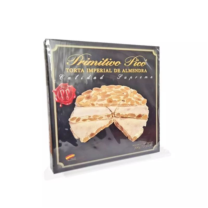 Turron okrągły z całymi migdałami 200g
