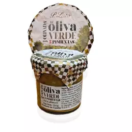 Hiszpańska Tapenada pasta z zielonych oliwek i kolorowego pieprzu