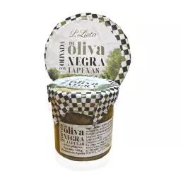 Hiszpańska pasta kanapkowa z czarnych oliwek z kaparami Tapenada