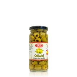 Najlepsze hiszpańskie oliwki zielone bez pestek słoik 240 ml