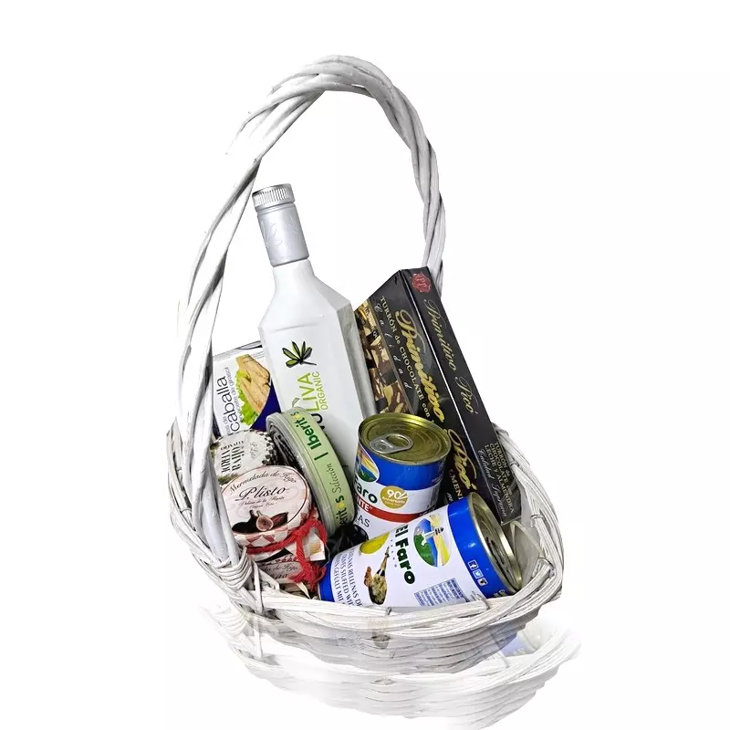 Zestaw prezentowy paczka z hiszpańskim jedzeniem