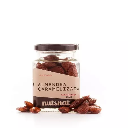 Hiszpańskie migdały karmelizowane słoik 150g