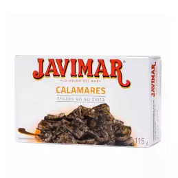 Hiszpańskie konserwy rybne kalmary w sosie własnym puszka 115g