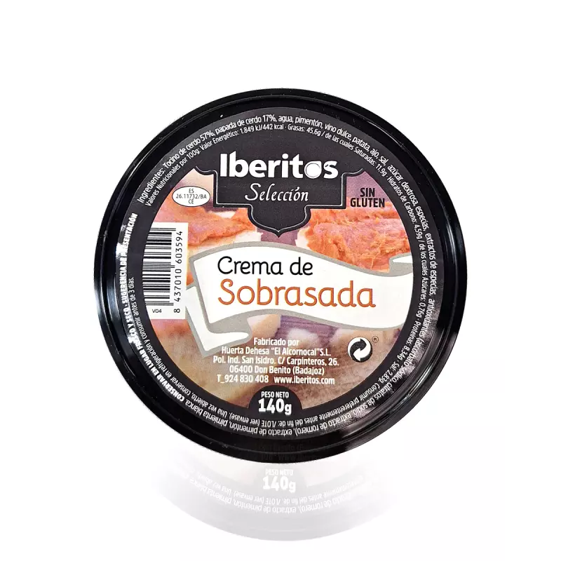 Oryginalna Sobrasada hiszpańska miękka kiełbasa, krem do smarowania