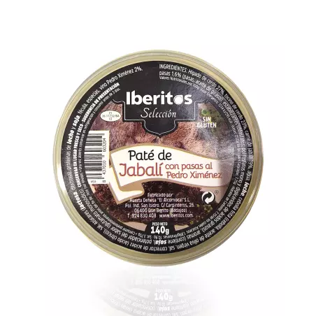 Hiszpański oryginalny pasztet z dzika z rodzynkami